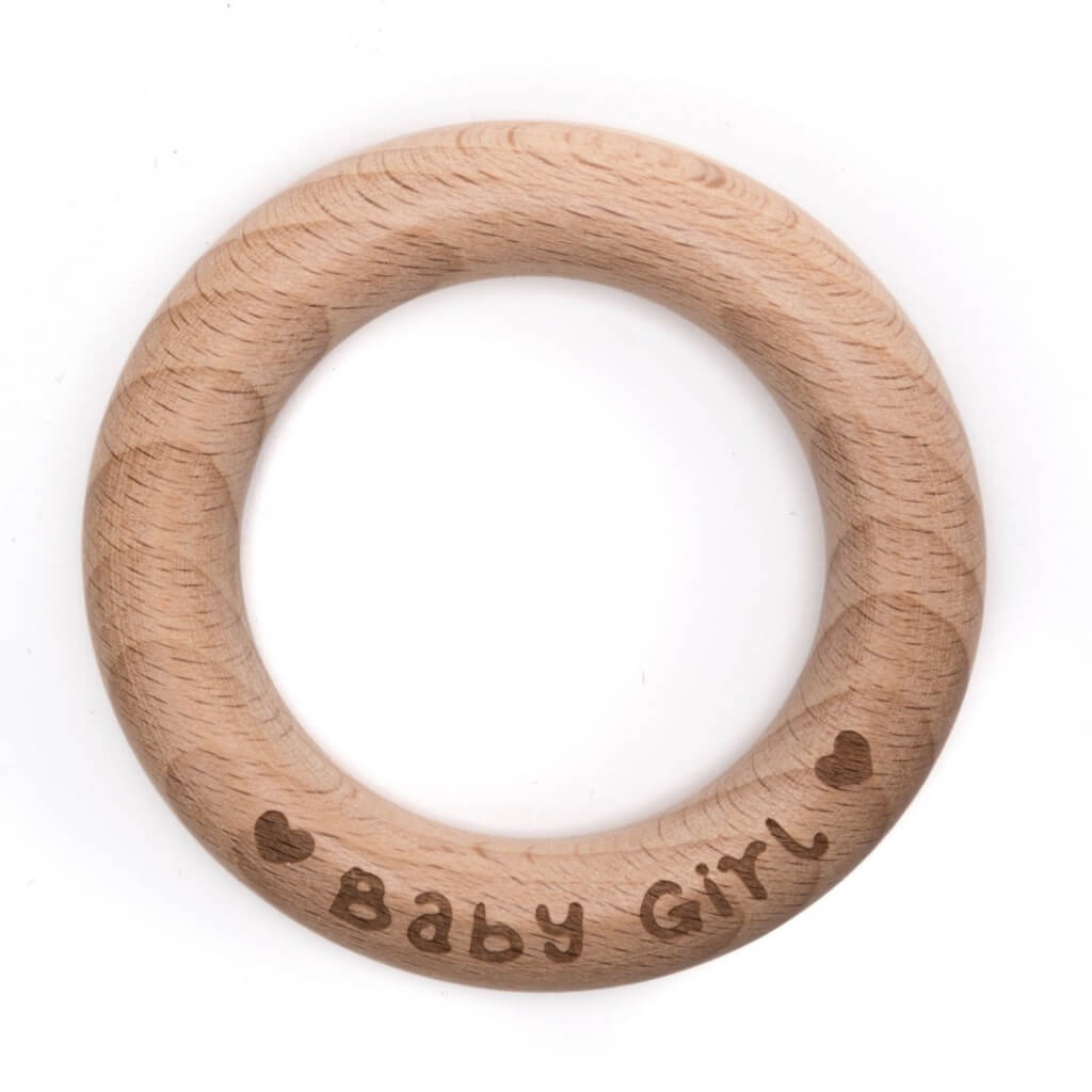 Durable Durable Baby Beißring "Baby Girl" Lieblingsgarn