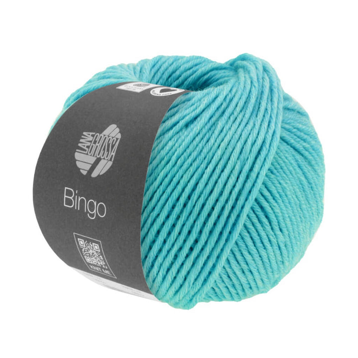 Lana Grossa Stricken &amp; Häkeln 1017 - Türkis meliert Lana Grossa Bingo 50g Lieblingsgarn