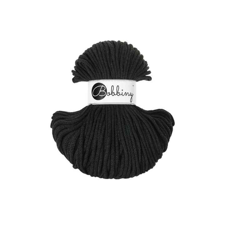 Bobbiny Black Bobbiny Classic cotton cords 4mm 100m Lieblingsgarn