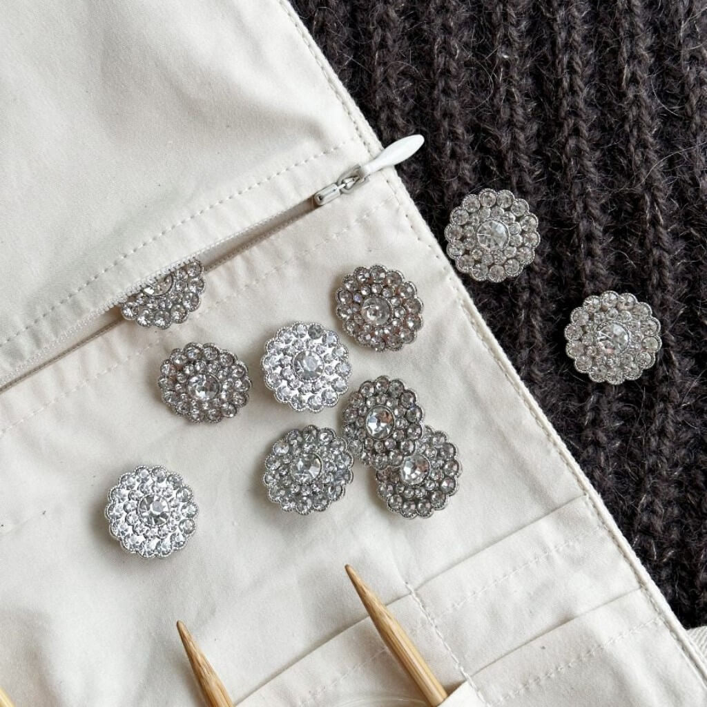 PetiteKnit Bling Knöpfe, 10 Stk. bei bei bei bei bei bei bei bei bei bei bei bei bei bei Lieblingsgarn