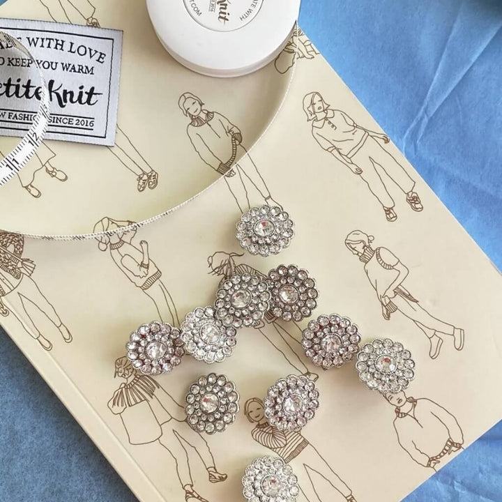 PetiteKnit Bling Knöpfe, 10 Stk. bei bei bei bei bei bei bei bei bei bei bei bei bei bei Lieblingsgarn