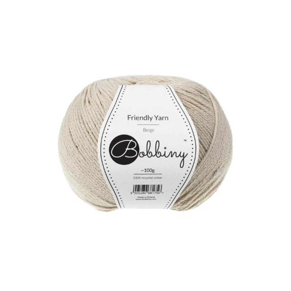 Bobbiny beige Bobbiny Friendly Yarn Lieblingsgarn