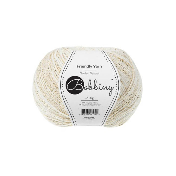 Bobbiny golden natural Bobbiny Friendly Yarn Lieblingsgarn