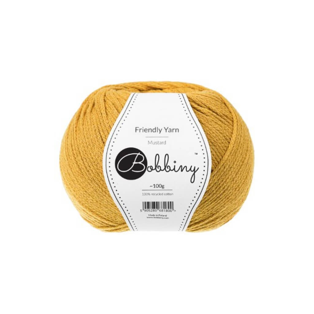 Bobbiny Friendly Yarn mustard Lieblingsgarn