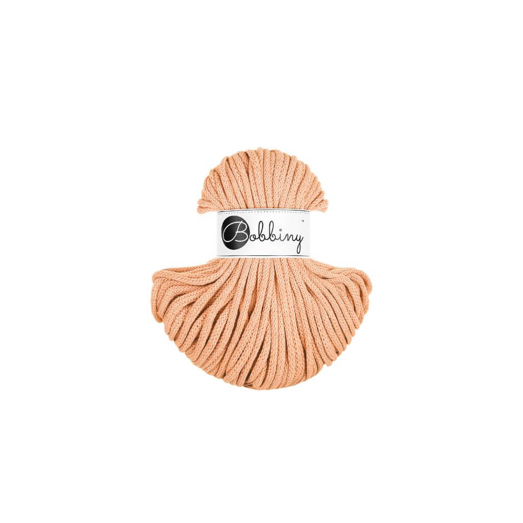 Bobbiny Makrameegarn Peach Fuzz Bobbiny Premium Kordel 5 mm x 50 m Lieblingsgarn