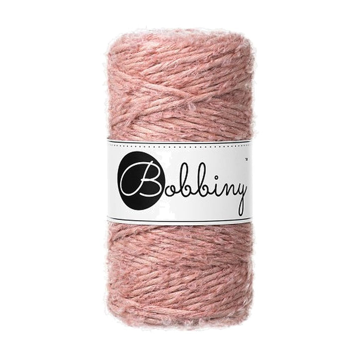 Bobbiny Boucle Makramee Garn 3mm, Farbe Blush – Baumwolle bei Lieblingsgarn
