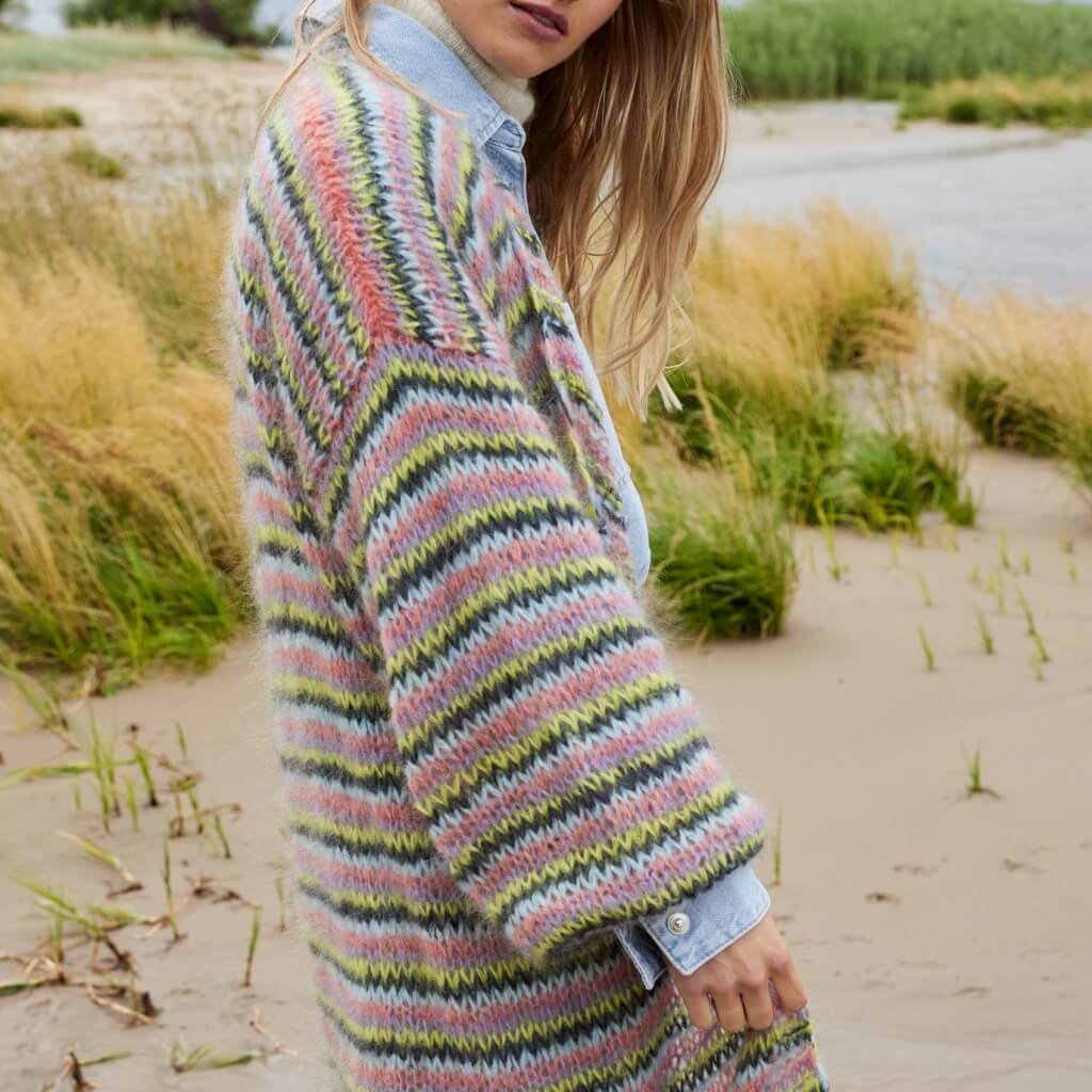 Lana Grossa Pattern Lange Strickjacke Strickanleitung - Lana Grossa (PDF) bei bei bei bei bei bei bei bei bei Lieblingsgarn