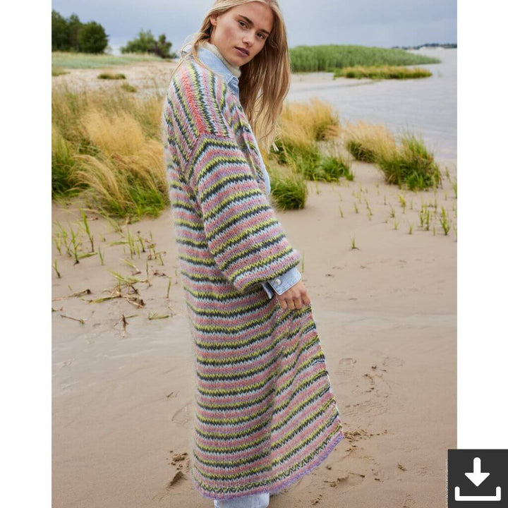 Lana Grossa Pattern Lange Strickjacke Strickanleitung - Lana Grossa (PDF) bei bei bei bei bei bei bei bei bei Lieblingsgarn