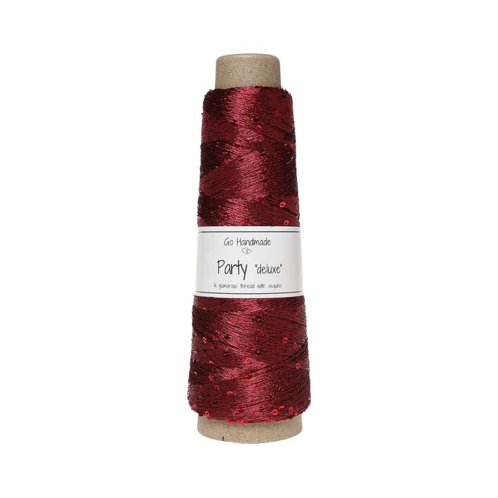 Go Handmade Burgundy Go handmade Yarn Party deluxe 50g Lieblingsgarn