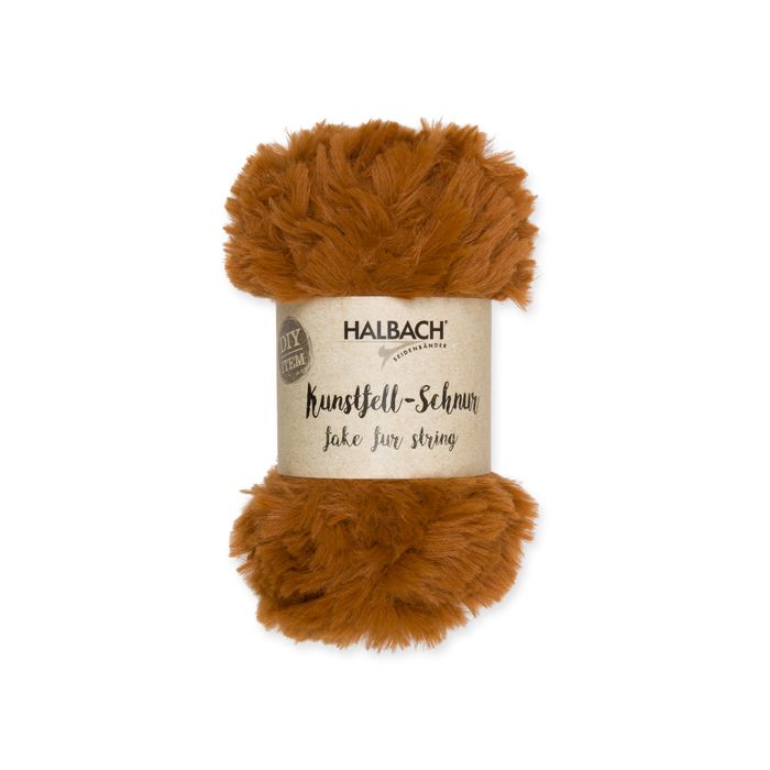 Halbach 95 - caramel Halbach Kunstfell-Schnur Lieblingsgarn