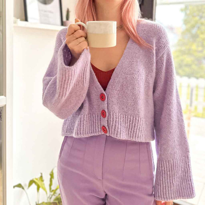 Kreativictoria Pattern Cardigan Pumpkin Spice Cardigan Strickanleitung - Kreativictoria (PDF) Lieblingsgarn