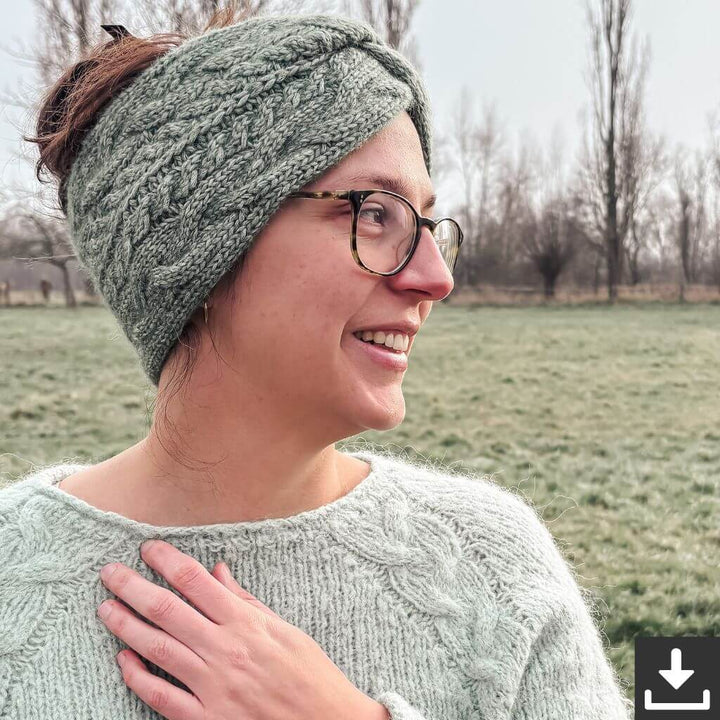 Carolin Balmes Pattern Ricardas Cable Headband Strickanleitung - Carolin Balmes (PDF) bei bei bei bei bei bei Lieblingsgarn