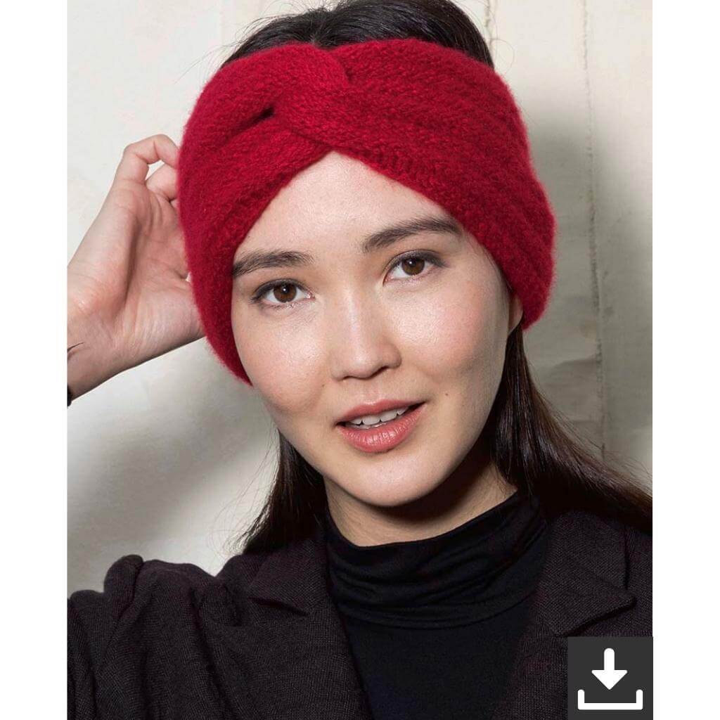 Lang Yarns Pattern Stirnband aus Kaschmir Strickanleitung - Lang Yarns (PDF) Lieblingsgarn