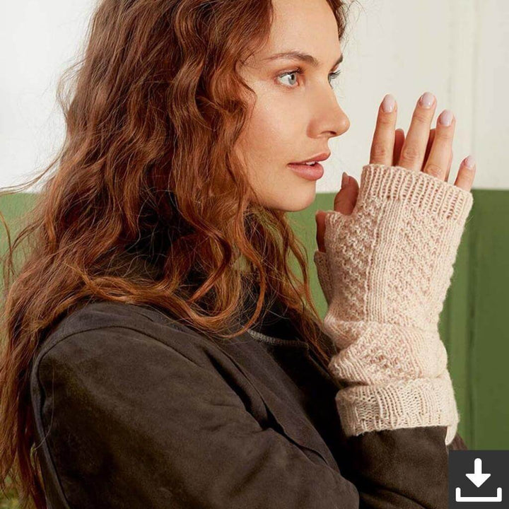 Lang Yarns Pattern Handstulpen aus Kaschmir Strickanleitung - Lang Yarns (PDF) Lieblingsgarn