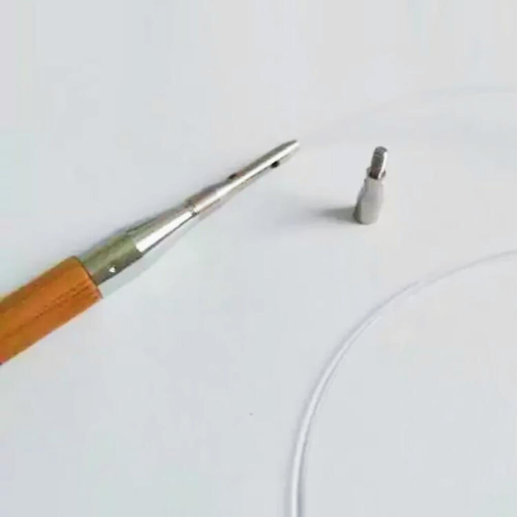 ChiaoGoo ChiaoGoo Adapter S Nadel zu Mini Seil 2 Stück Lieblingsgarn