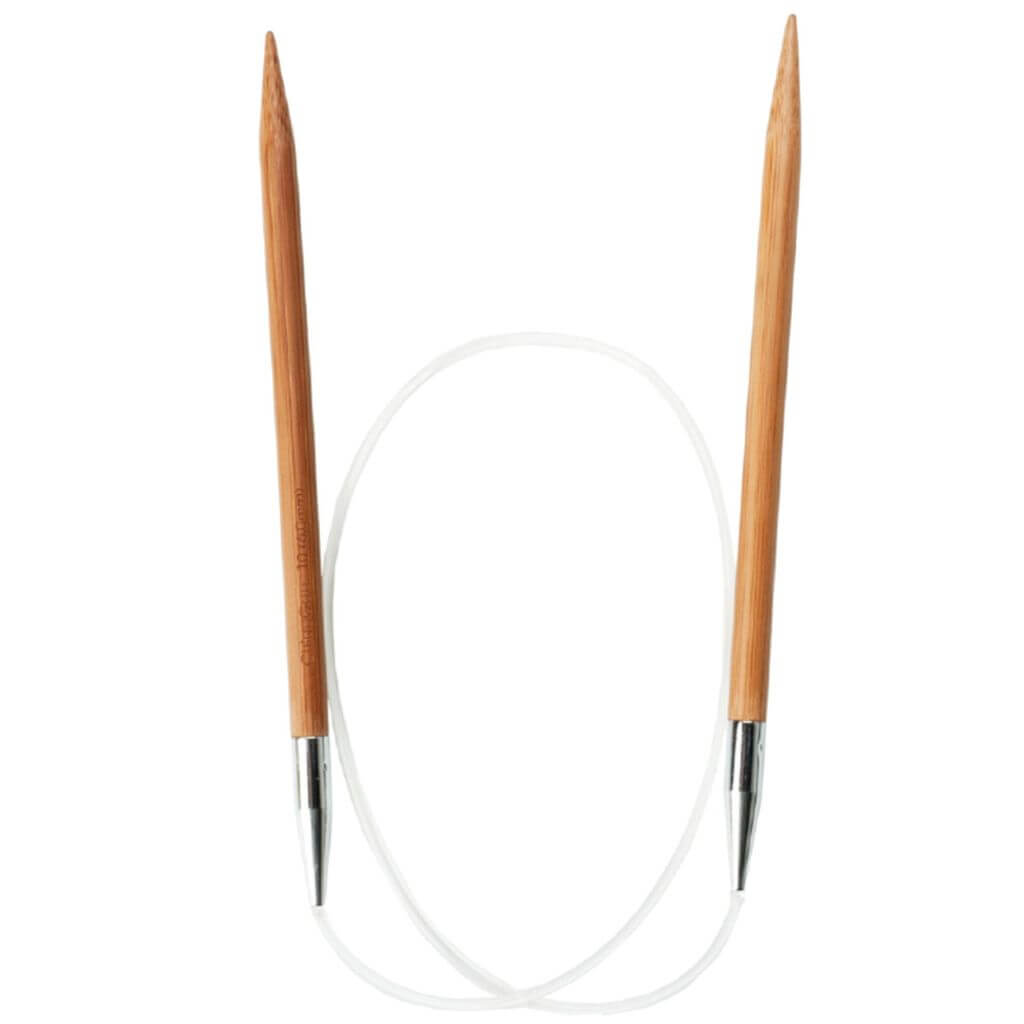 ChiaoGoo 80 cm / 6,00 mm ChiaoGoo Rundstricknadeln Bamboo Patina Lieblingsgarn