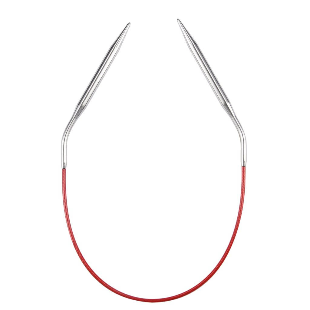 ChiaoGoo 30 cm / 5,00 mm ChiaoGoo KNIT RED Rundstricknadeln Lieblingsgarn