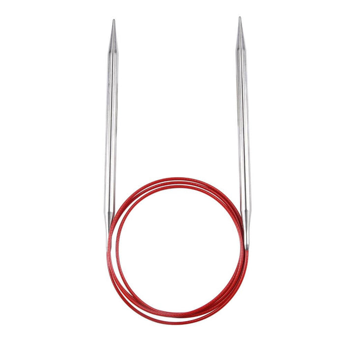 ChiaoGoo 100 cm / 6,50 mm ChiaoGoo Rundstricknadel RED LACE Edelstahl Lieblingsgarn