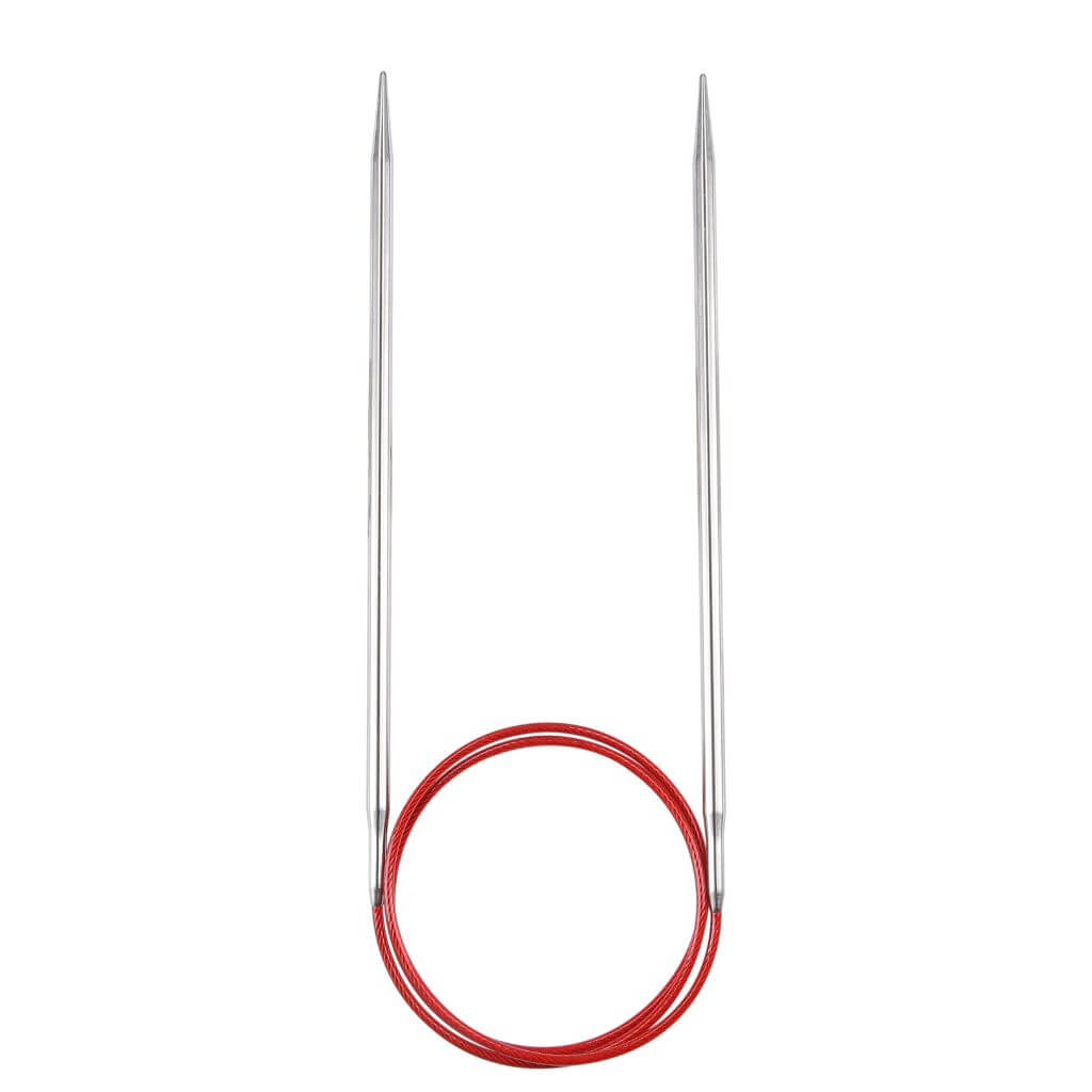 ChiaoGoo 60 cm / 4,50 mm ChiaoGoo Rundstricknadel RED LACE Edelstahl Lieblingsgarn