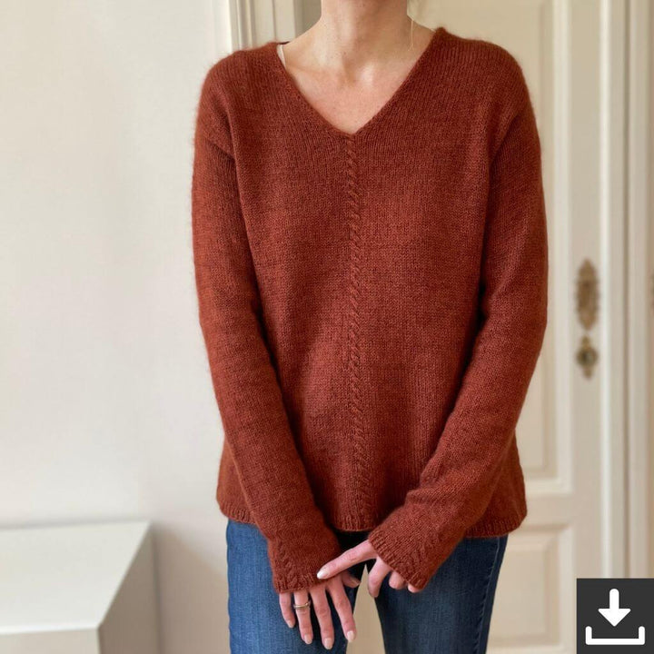 Christina Körber-Reith Rust Pullover Strickanleitung - Christina Körber-Reith (PDF) bei bei bei bei bei bei Lieblingsgarn