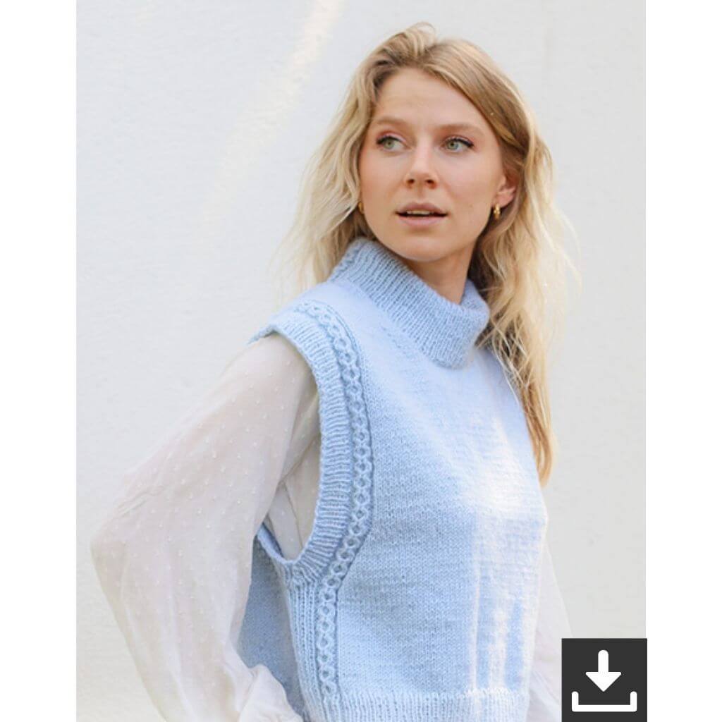Drops Design Pattern Pullunder Clear Day Vest Strickanleitung - Drops (PDF) bei bei bei bei bei bei bei bei Lieblingsgarn