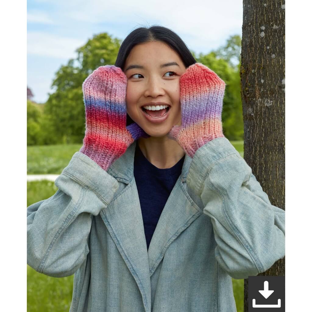 Lang Yarns Pattern Fäustlinge mit Farbverlauf Strickanleitung - Lang Yarns (PDF) Lieblingsgarn