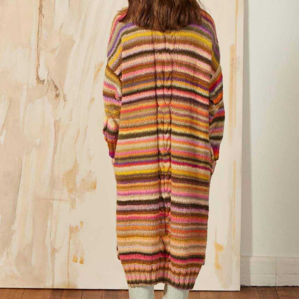 Lang Yarns Pattern Gestreifter Mantel Strickanleitung - Lang Yarns (PDF) bei bei bei bei bei bei bei bei bei Lieblingsgarn