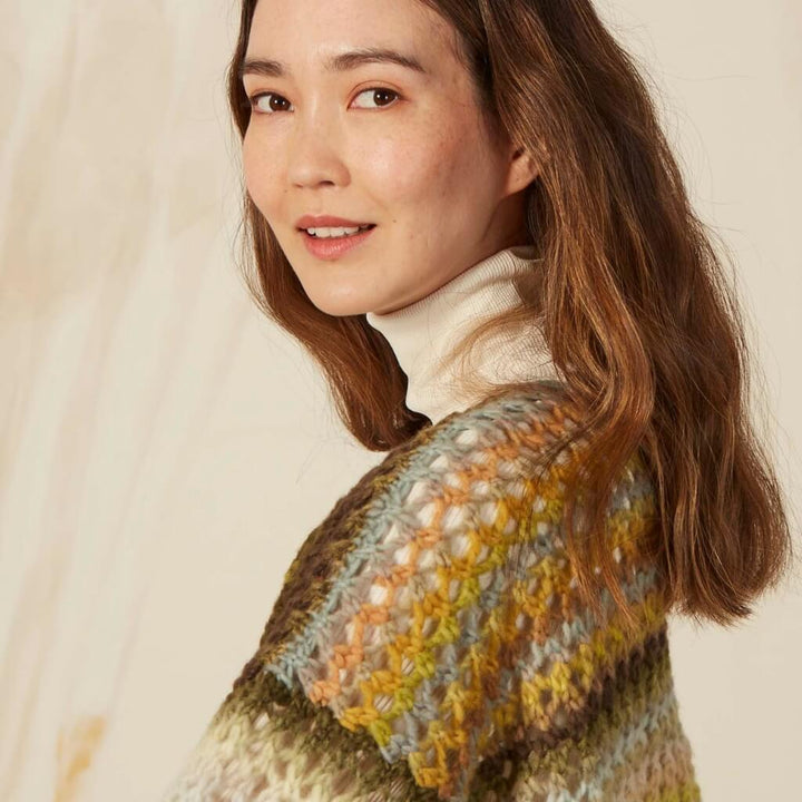 Lang Yarns Pattern Pullover mit Hexentreppenmuster Strickset - Lang Yarns (PDF) Lieblingsgarn