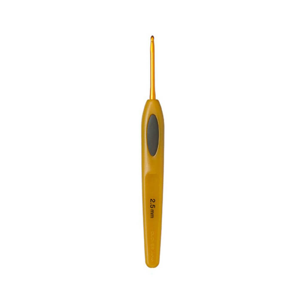 Clover Häkelnadel Soft Touch, Farbe 2,5 – Metall bei Lieblingsgarn