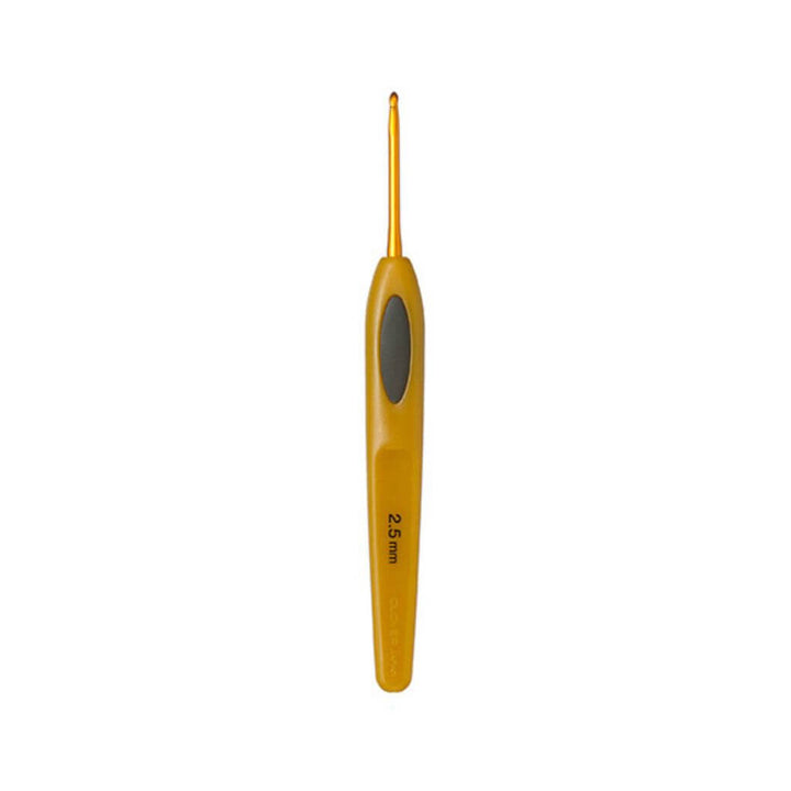 Clover Häkelnadel Soft Touch, Farbe 2,5 – Metall bei Lieblingsgarn