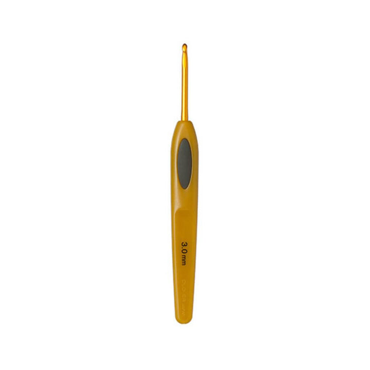 Clover Häkelnadel Soft Touch, Farbe 3 – Metall bei Lieblingsgarn