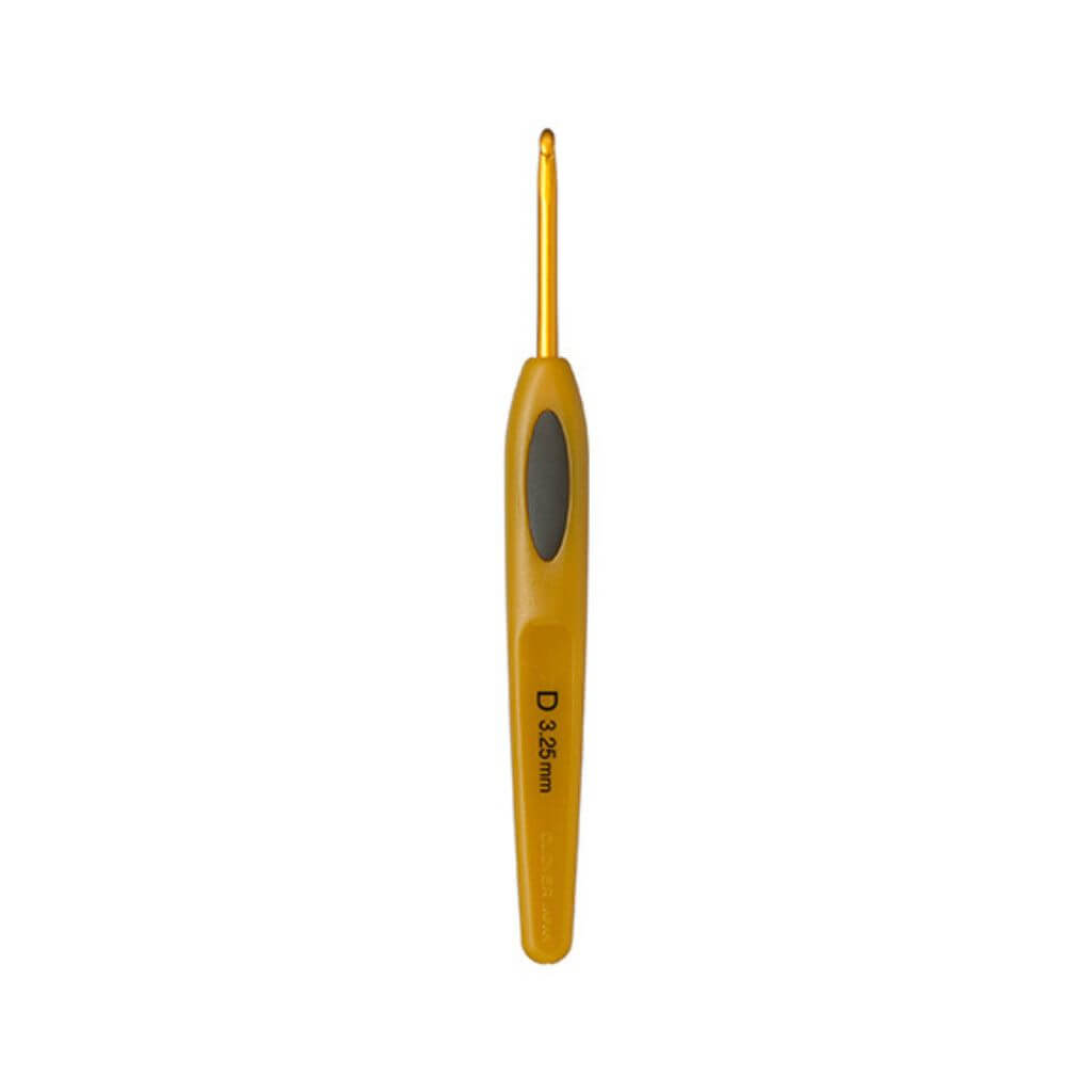 Clover Häkelnadel Soft Touch, Farbe 3,25 – Metall bei Lieblingsgarn