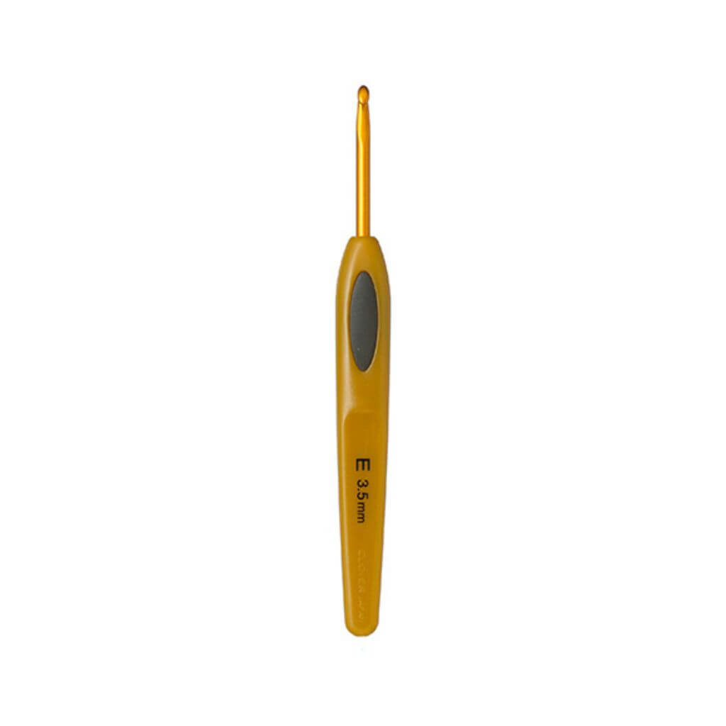 Clover Häkelnadel Soft Touch, Farbe 3,5 – Metall bei Lieblingsgarn