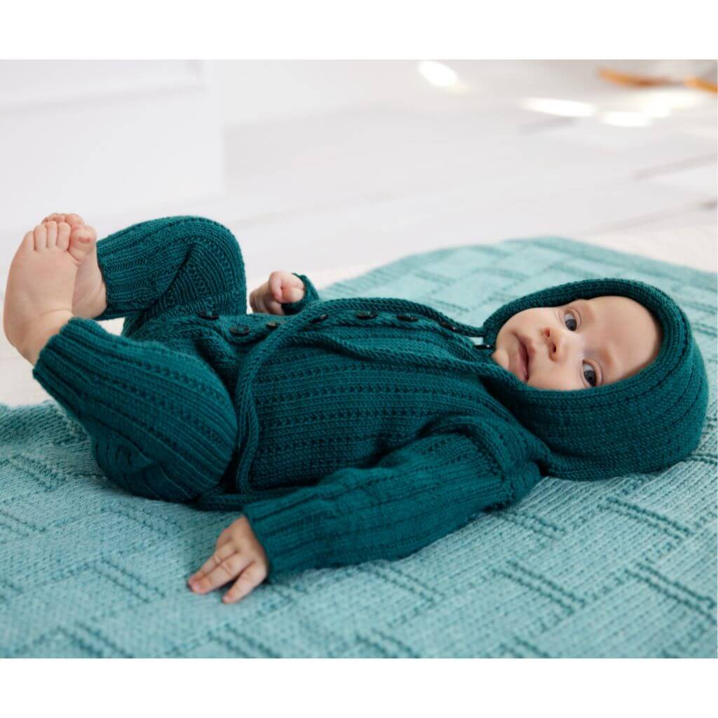 Lana Grossa Pattern Feines Streifenmuster Overall Strickanleitung - Lana Grossa (Heft) Lieblingsgarn