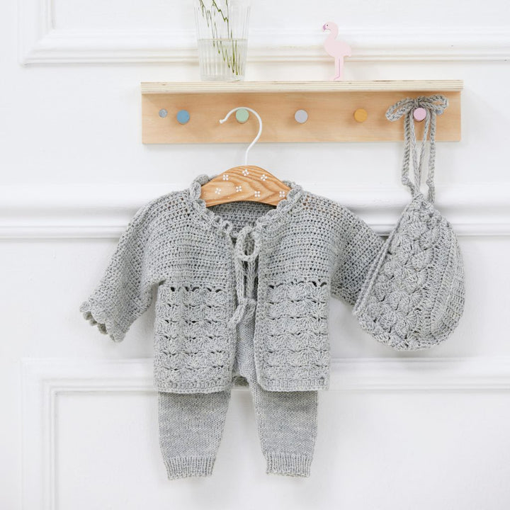 Lana Grossa Cool Wool Baby Häkelmützchen - Lana Grossa Infanti Nr. 20 Modell 27 bei bei bei bei bei bei bei Lieblingsgarn