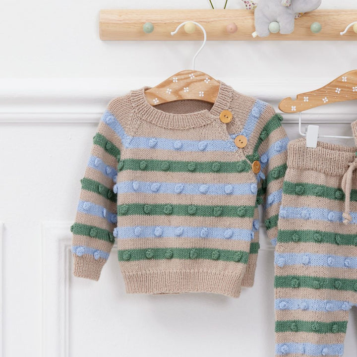 Lana Grossa Cool Wool Baby Wickeljäckchen - Lana Grossa Infanti Nr. 20 Modell 36 Lieblingsgarn