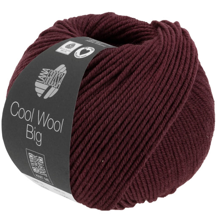 Lana Grossa 1606 - Schwarzrot meliert Lana Grossa Cool Wool Big Mélange Lieblingsgarn