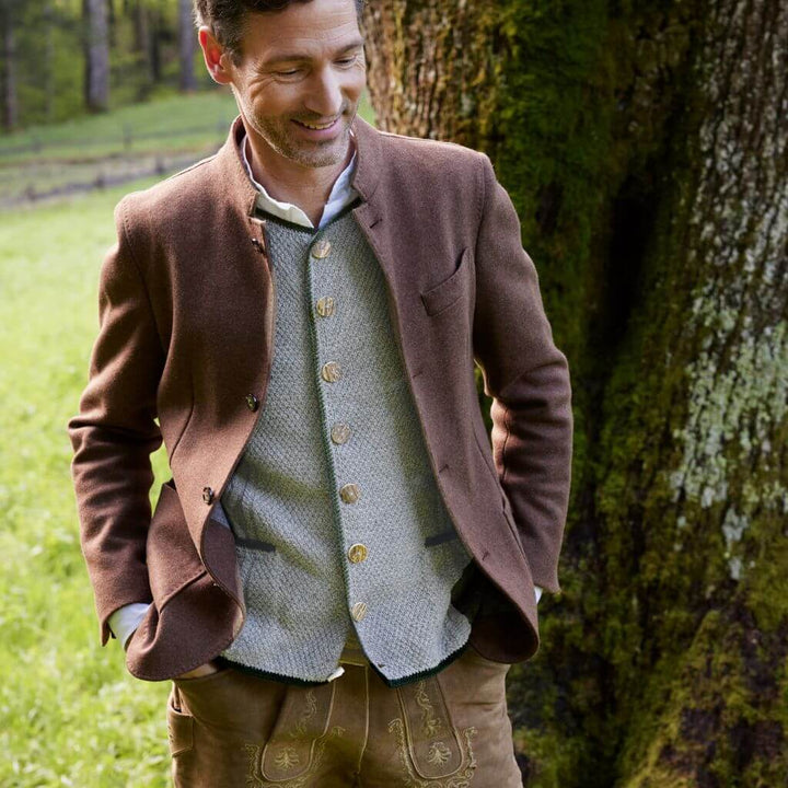 Lana Grossa Pattern Herren Trachtenweste Strickset - Lana Grossa (PDF) Lieblingsgarn