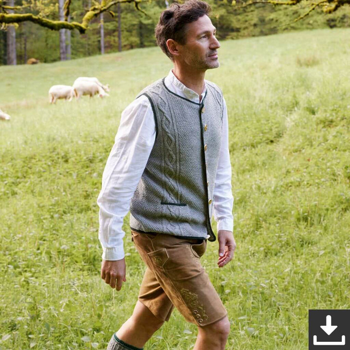 Lana Grossa Cool Wool Weste - Lana Grossa Trachten 08 Modell 24 (PDF) Lieblingsgarn