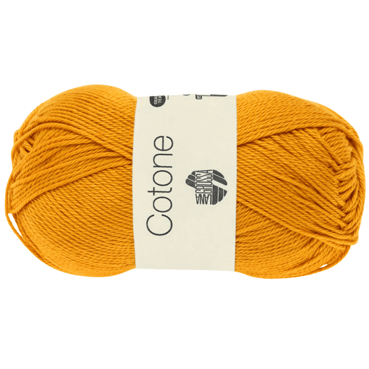 Lana Grossa Cotone, Farbe 38 Goldgelb – Baumwolle bei Lieblingsgarn
