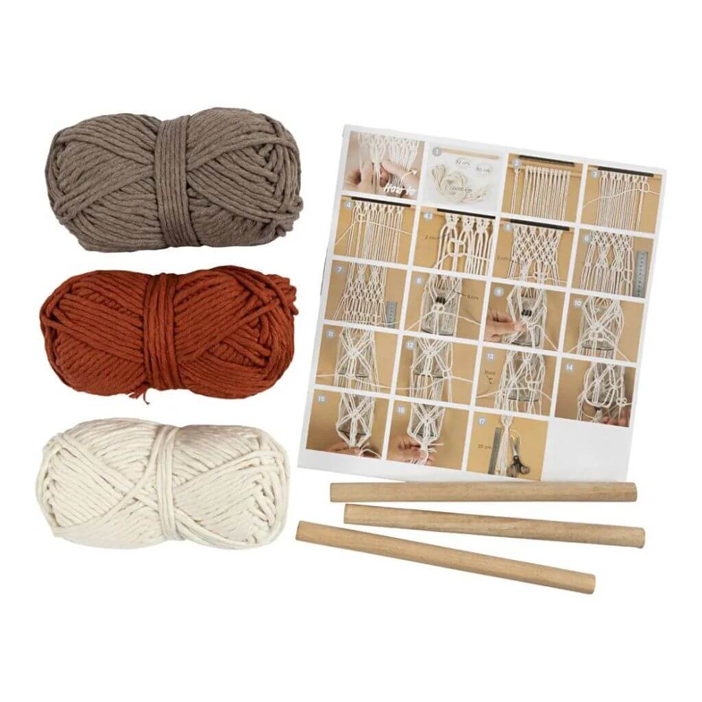 Creativ Company Bastelset Makramee Blumenampel bei bei bei bei bei bei bei bei bei bei bei bei bei Lieblingsgarn