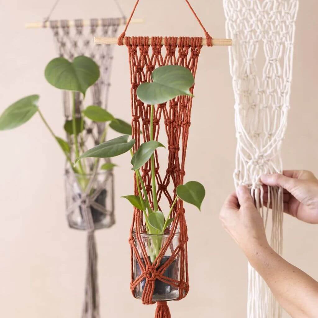 Creativ Company Bastelset Makramee Blumenampel bei bei bei bei bei bei bei bei bei bei bei bei bei Lieblingsgarn