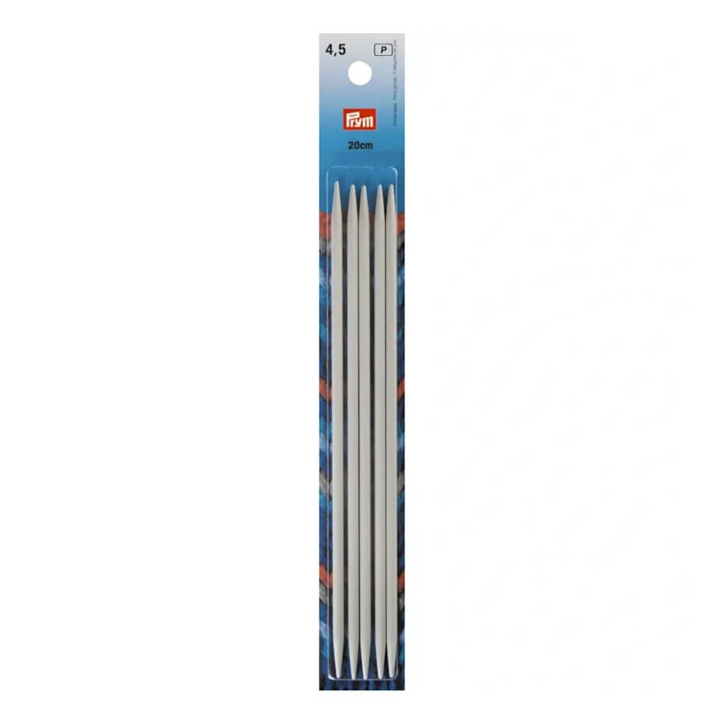 Prym 20 cm / 4,5 Prym Strumpfstricknadeln ALU 10 - 40 cm Lieblingsgarn