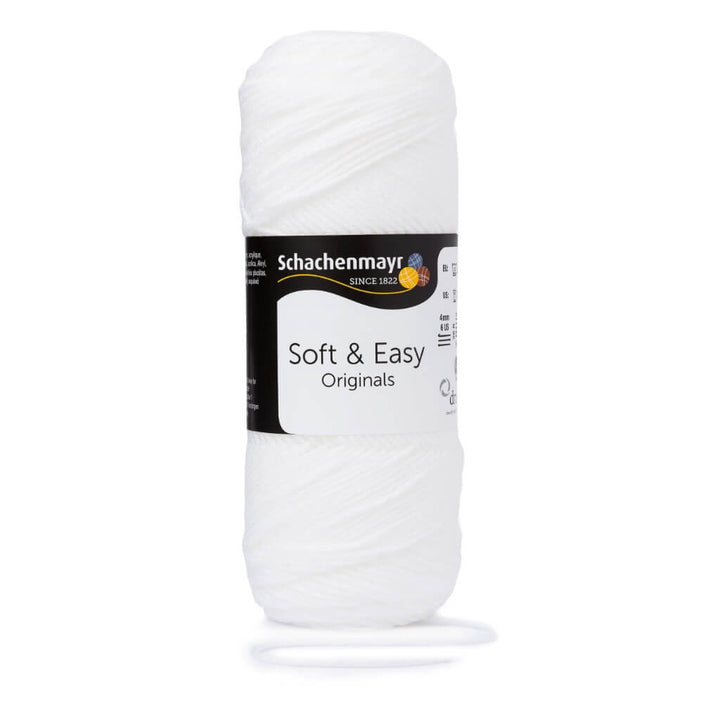 Schachenmayr 1 - Weiß Schachenmayr Soft &amp; Easy Lieblingsgarn