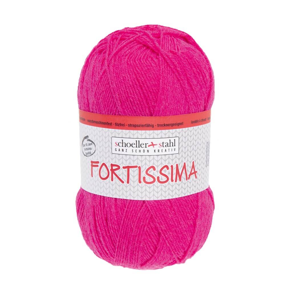 Schoeller + Stahl Fortissima Socka 100 - Sockenwolle, Farbe 2012 Fuchsie – Polyamid und Schurwolle bei Lieblingsgarn