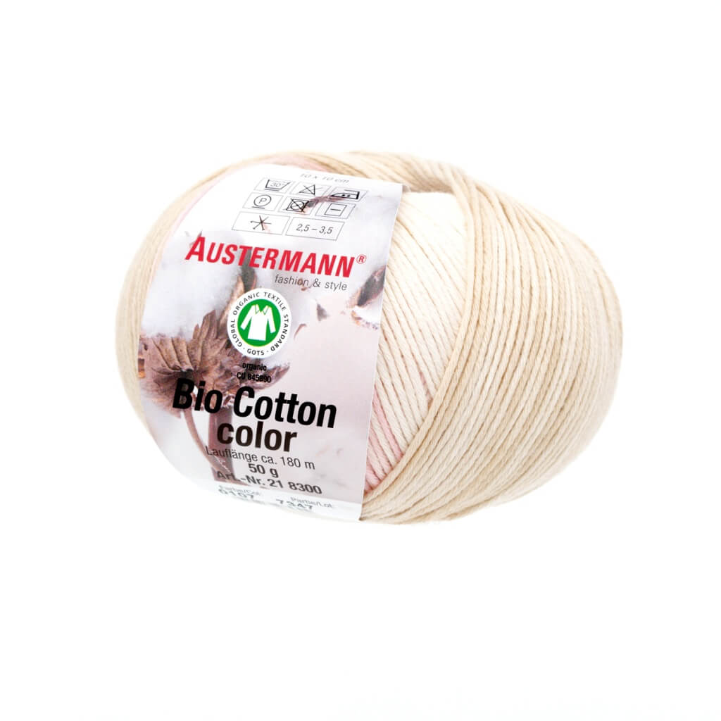 Austermann 107 - Freesie Austermann Bio Cotton Color 50g Lieblingsgarn