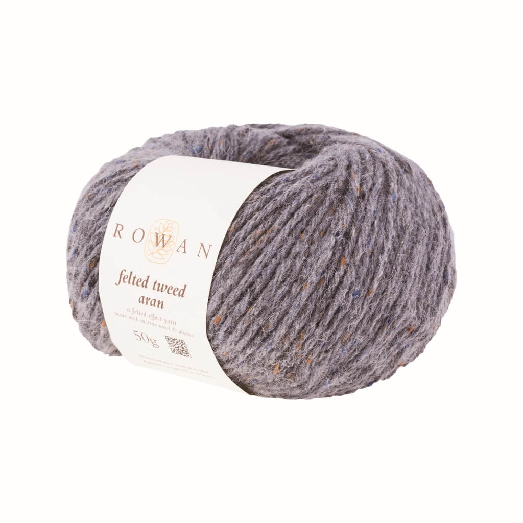 Rowan Felted Tweed Aran, Farbe 719 granite – Alpaka, Merino und Viskose bei Lieblingsgarn