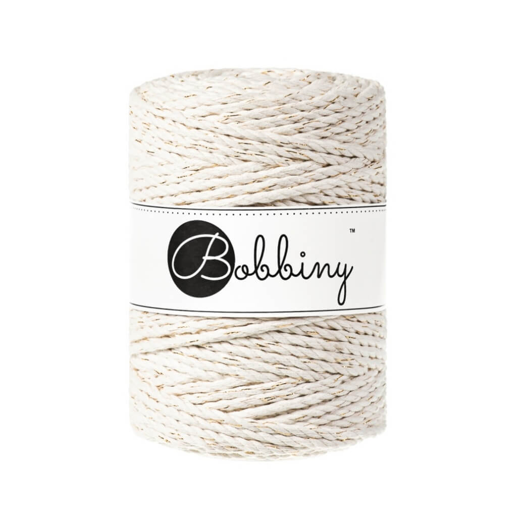 Bobbiny Makramee Garn 5 mm x 100 m gedreht