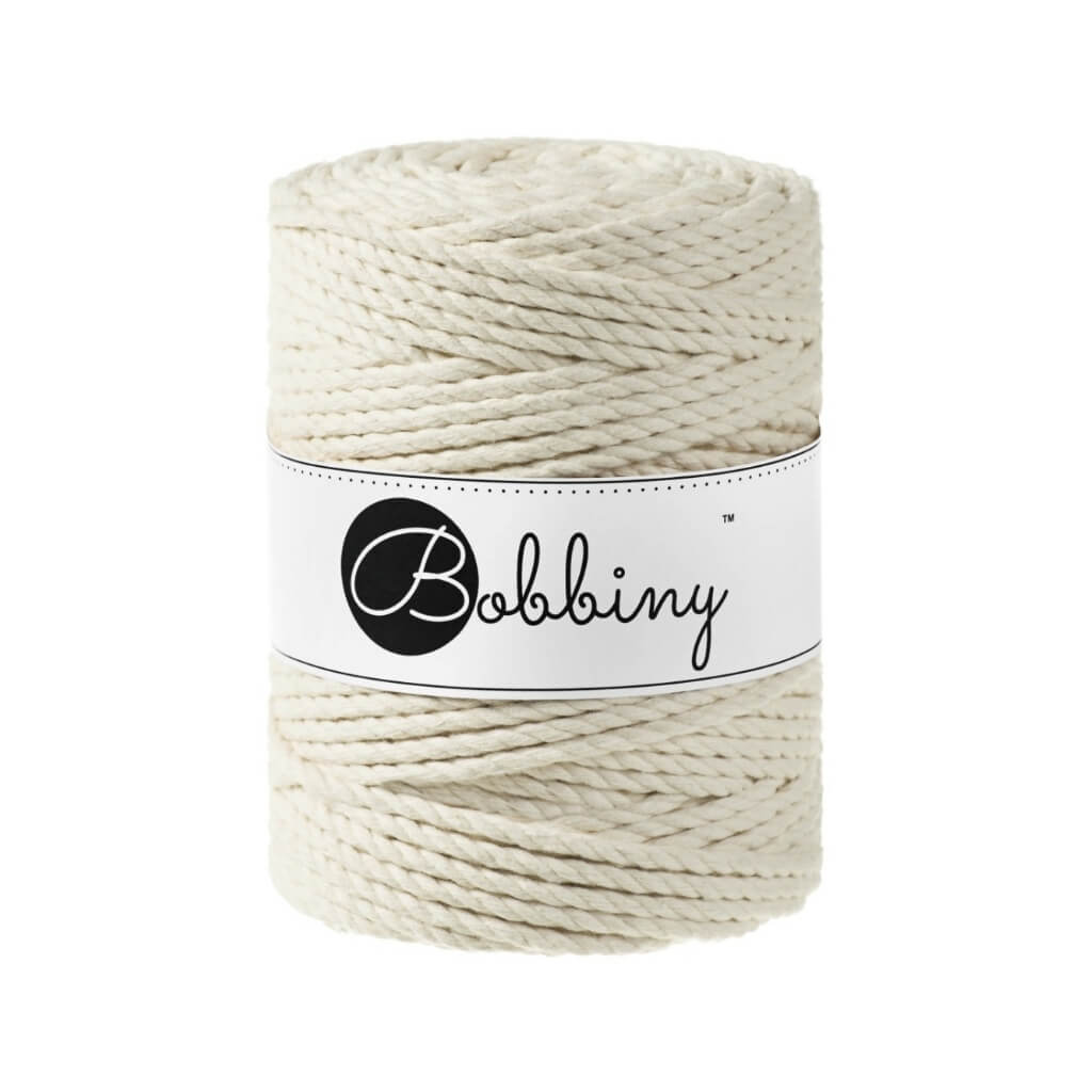 Bobbiny Makramee Garn 5 mm x 100 m gedreht