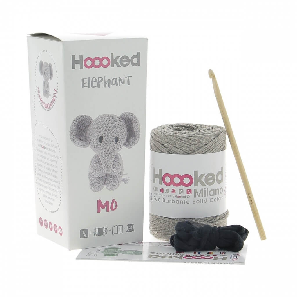 Hoooked Set Amigurumi Elefant Mo Häkelset - Hoooked bei bei bei bei bei bei bei bei bei bei bei bei bei bei bei Lieblingsgarn